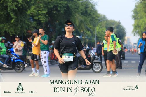 Race photo from Mangkunegaran Run 2024