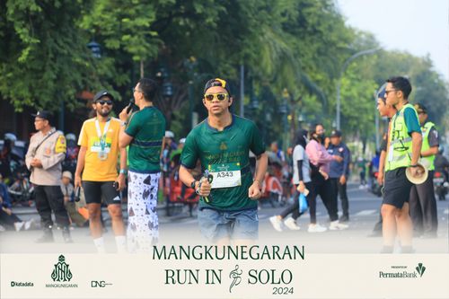 Race photo from Mangkunegaran Run 2024