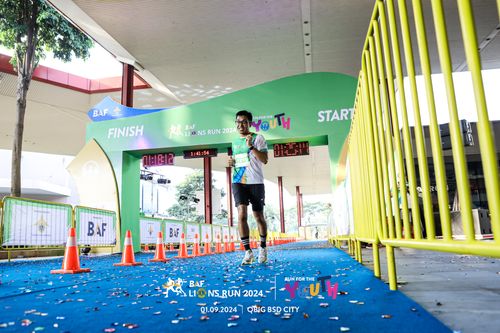 Race photo from BAF LIONS RUN 2024