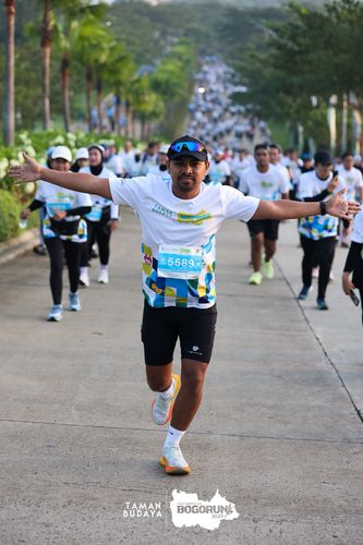 Race photo from Taman Budaya x BOGORUN 2025