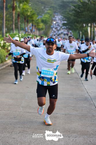 Race photo from Taman Budaya x BOGORUN 2025