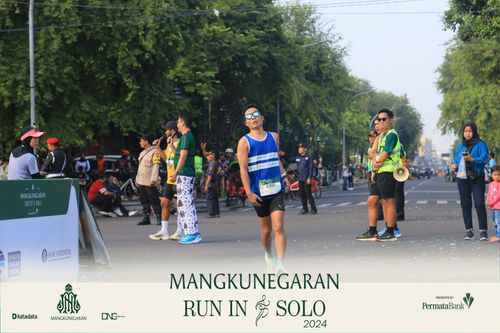 Race photo from Mangkunegaran Run 2024