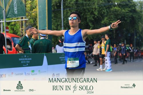 Race photo from Mangkunegaran Run 2024