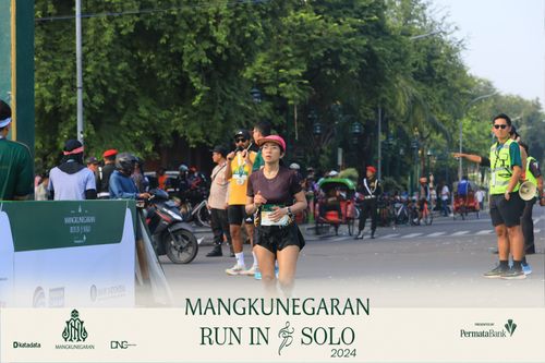Race photo from Mangkunegaran Run 2024