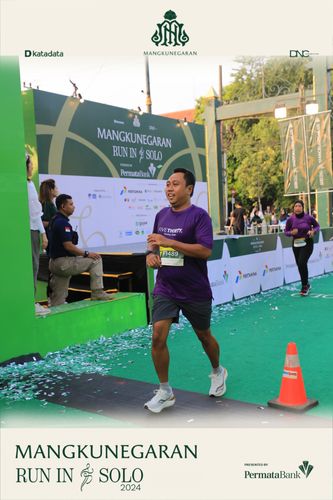 Race photo from Mangkunegaran Run 2024