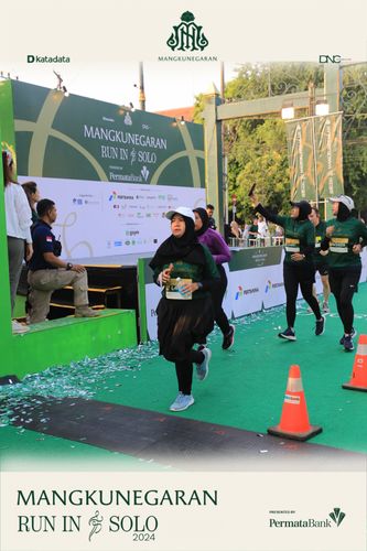Race photo from Mangkunegaran Run 2024