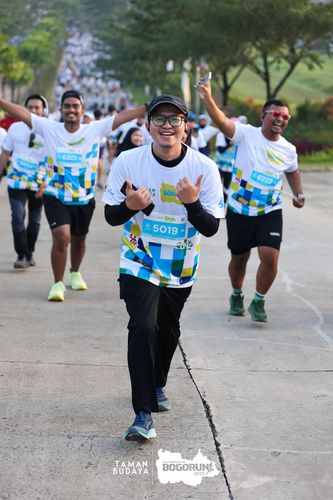 Race photo from Taman Budaya x BOGORUN 2025