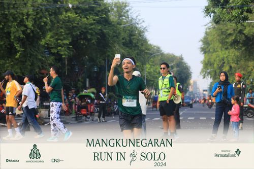 Race photo from Mangkunegaran Run 2024