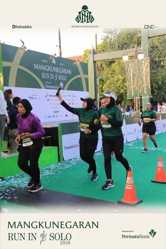Race photo from Mangkunegaran Run 2024