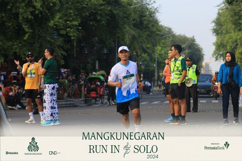 Race photo from Mangkunegaran Run 2024