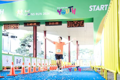 Race photo from BAF LIONS RUN 2024
