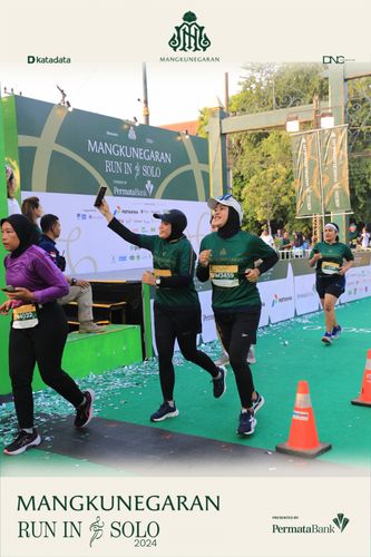 Race photo from Mangkunegaran Run 2024