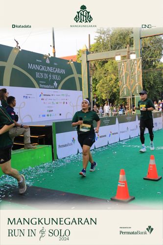 Race photo from Mangkunegaran Run 2024