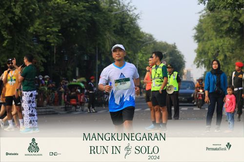 Race photo from Mangkunegaran Run 2024