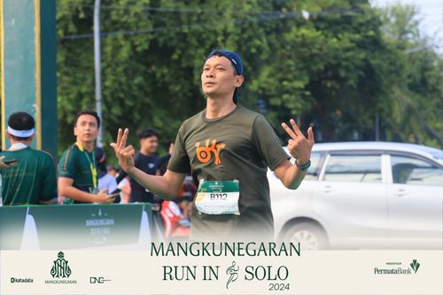 Race photo from Mangkunegaran Run 2024