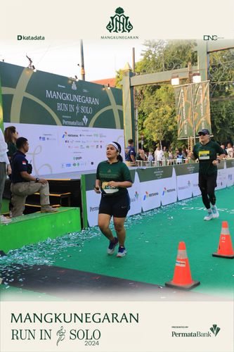 Race photo from Mangkunegaran Run 2024