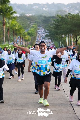 Race photo from Taman Budaya x BOGORUN 2025