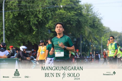 Race photo from Mangkunegaran Run 2024