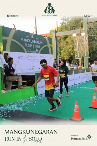 Race photo from Mangkunegaran Run 2024