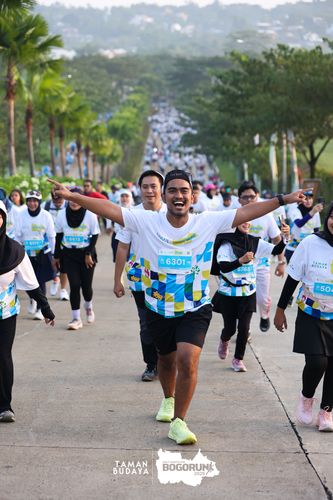 Race photo from Taman Budaya x BOGORUN 2025