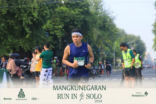 Race photo from Mangkunegaran Run 2024