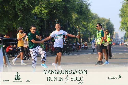 Race photo from Mangkunegaran Run 2024