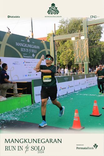 Race photo from Mangkunegaran Run 2024