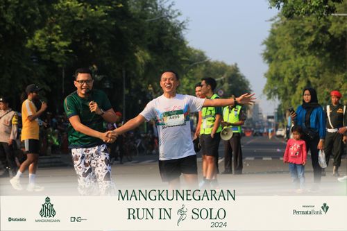 Race photo from Mangkunegaran Run 2024