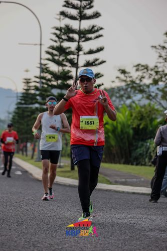 Race photo from CISANGKAN KBP CITY RUN 2025