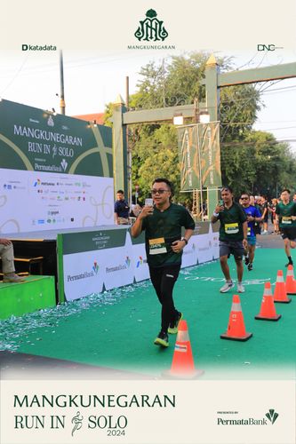 Race photo from Mangkunegaran Run 2024