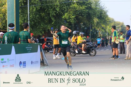 Race photo from Mangkunegaran Run 2024