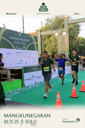 Race photo from Mangkunegaran Run 2024