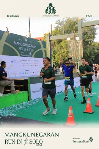 Race photo from Mangkunegaran Run 2024