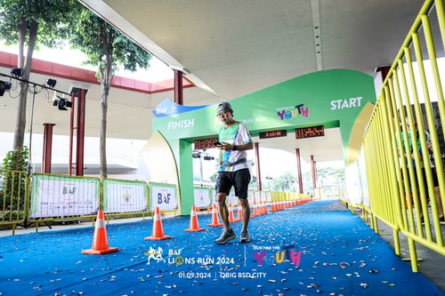 Race photo from BAF LIONS RUN 2024