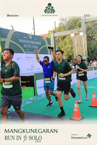 Race photo from Mangkunegaran Run 2024