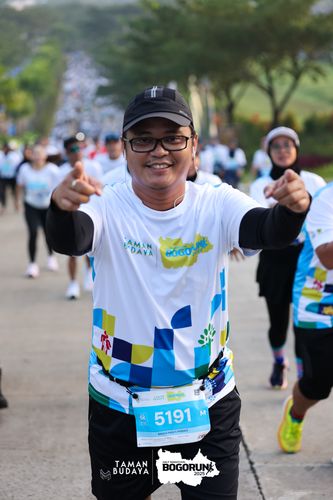 Race photo from Taman Budaya x BOGORUN 2025