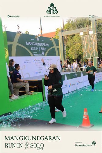 Race photo from Mangkunegaran Run 2024