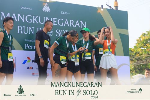 Race photo from Mangkunegaran Run 2024