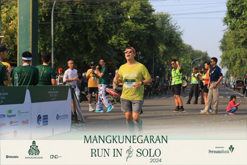 Race photo from Mangkunegaran Run 2024