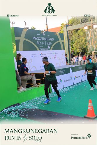 Race photo from Mangkunegaran Run 2024
