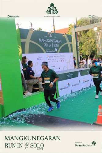 Race photo from Mangkunegaran Run 2024