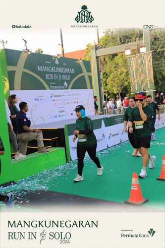 Race photo from Mangkunegaran Run 2024