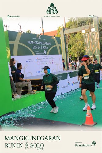 Race photo from Mangkunegaran Run 2024