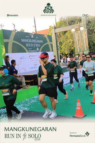Race photo from Mangkunegaran Run 2024