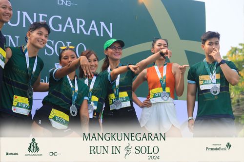 Race photo from Mangkunegaran Run 2024