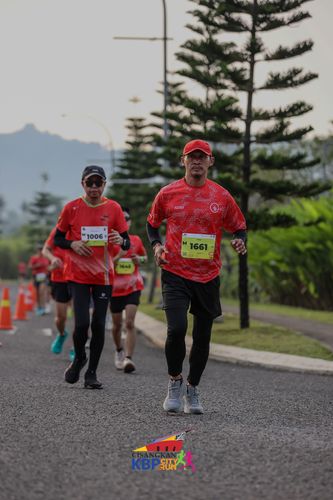 Race photo from CISANGKAN KBP CITY RUN 2025