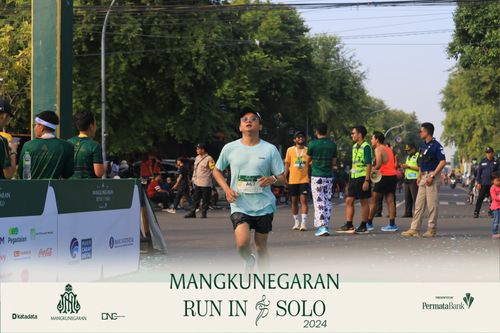 Race photo from Mangkunegaran Run 2024
