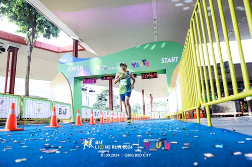Race photo from BAF LIONS RUN 2024