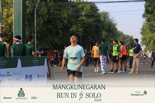 Race photo from Mangkunegaran Run 2024