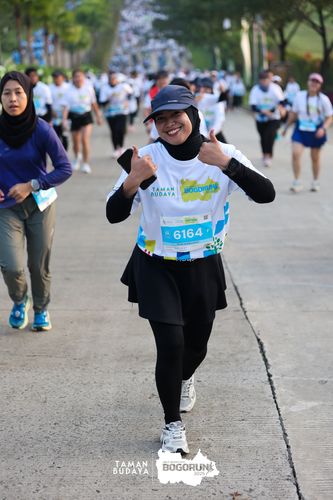 Race photo from Taman Budaya x BOGORUN 2025